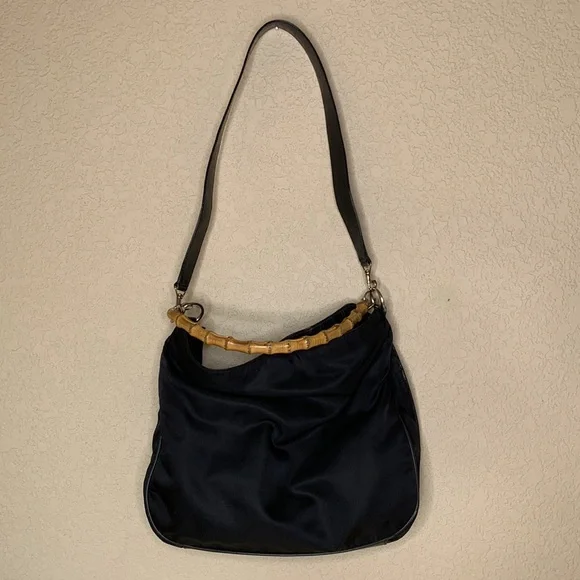 Authentic Gucci bamboo 2-way purse vintage - Picture 4 of 14